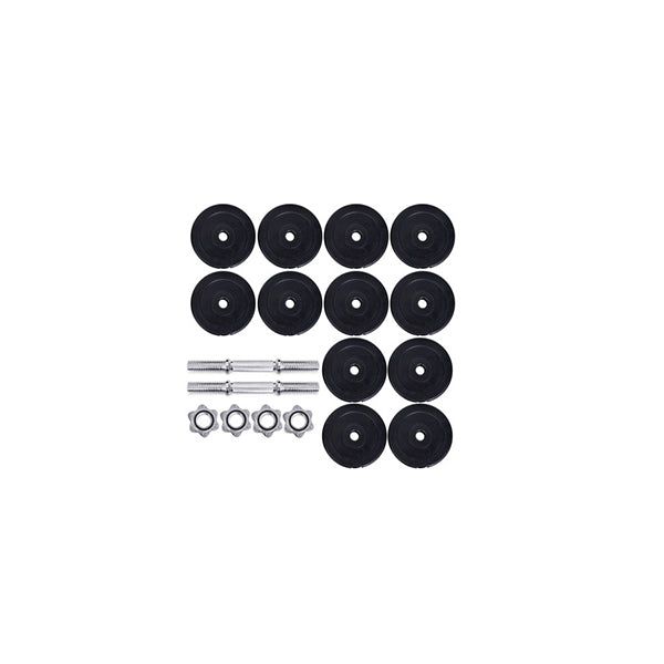 35Kg Dumbbell Set Weight Plates Home Gym Fitness Exercise