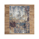 Dusk Grey Hallway Runner Stain Resistant Rug