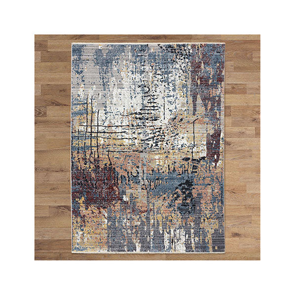 Dusk Grey Hallway Runner Stain Resistant Rug