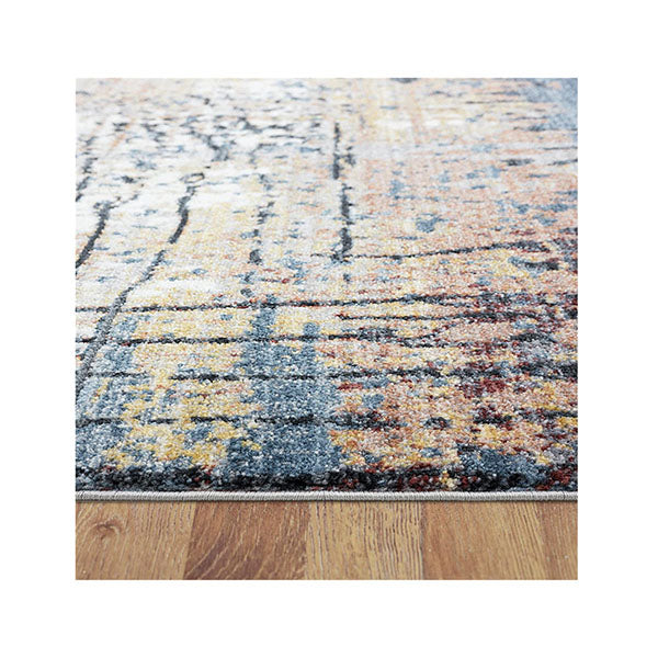 Dusk Grey Hallway Runner Stain Resistant Rug