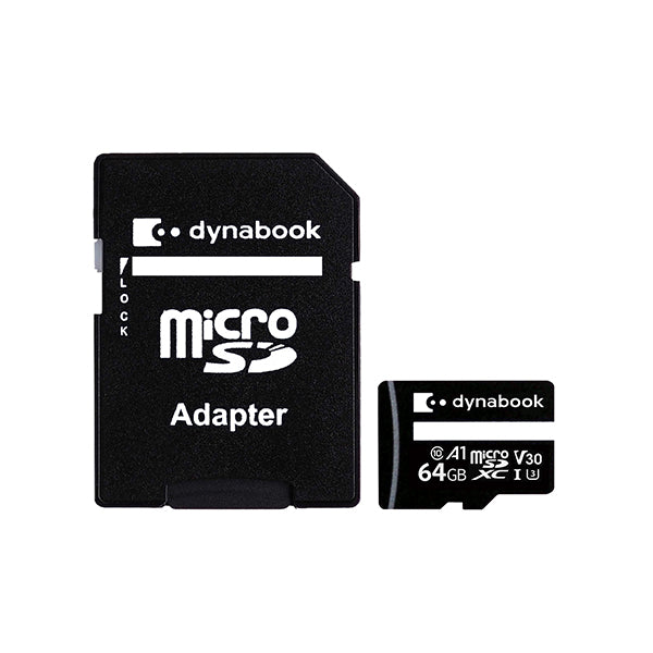 Dynabook 64G Uhs3 Performance Microsd Card Adaptor 4K