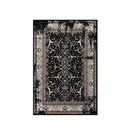 Dynasty Black Machine Knotted Rug