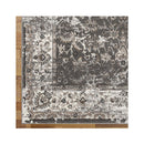 Dynasty Grey Hallway Runner Machine Knotted Rug