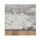 Dynasty Grey Hallway Runner Machine Knotted Rug