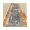 Dynasty Grey Hallway Runner Machine Knotted Rug