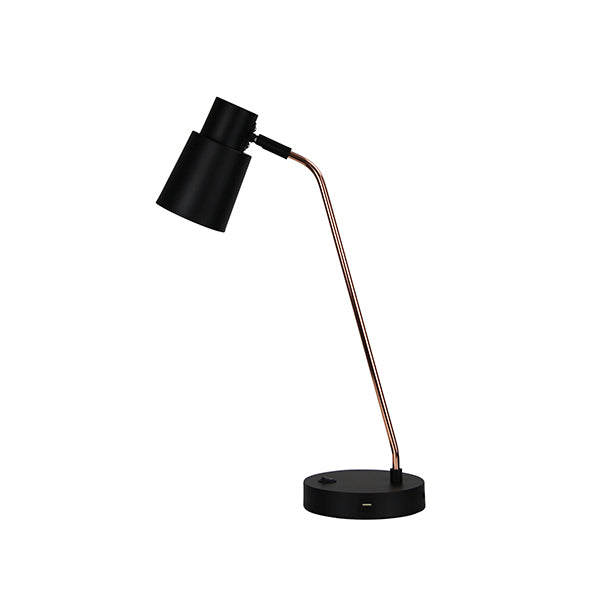 E27 Table Lamp With Usb Socket