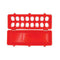 30Cm Long Poultry Feeder Feeding Trough Chicken Chick Red Plastic