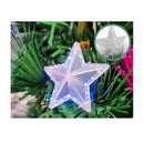 Enchanted Pre Lit Fibre Optic Christmas Tree With Stars
