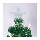 Enchanted Pre Lit Fibre Optic Christmas Tree With Stars 150cm