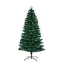 Enchanted Pre Lit Fibre Optic Christmas Tree With Stars 150cm