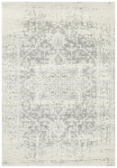 Evoke Dream White Silver Transitional Rug