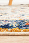 Evoke Round Peacock Ivory Transitional Rug