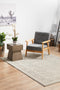 Evoke Silver Flower Transitional Rug