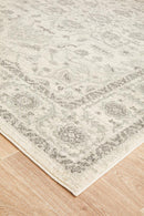 Evoke Winter White Transitional Rug