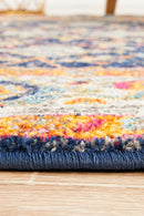 Evoke Round Splash Multi Transitional Rug