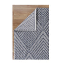 Efate Center Grey Geometric Flatweave Rug