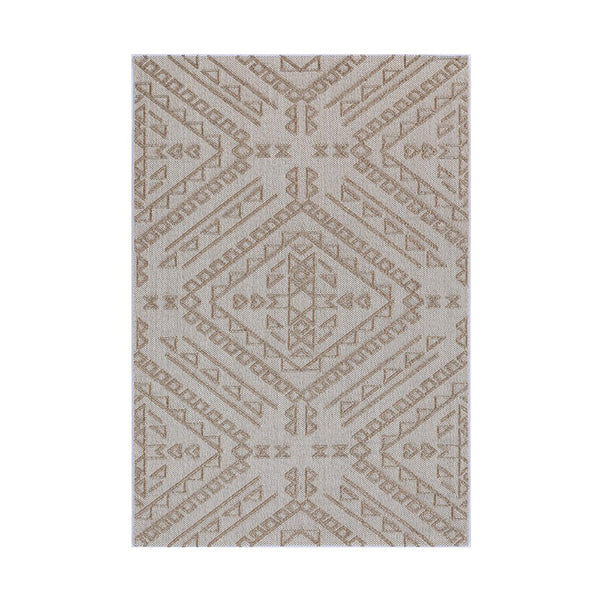 Efate Diack Beige Traditional Flatweave Rug