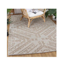 Efate Diack Beige Traditional Flatweave Rug