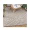 Efate Diack Beige Traditional Flatweave Rug