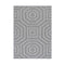 Efate Folk Grey Geometric Flatweave Rug