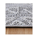 Efate Island Grey Traditional Flatweave Rug