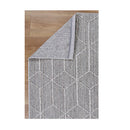 Efate Iwagaki Grey Geometric Flatweave Rug