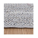 Efate Iwagaki Grey Geometric Flatweave Rug