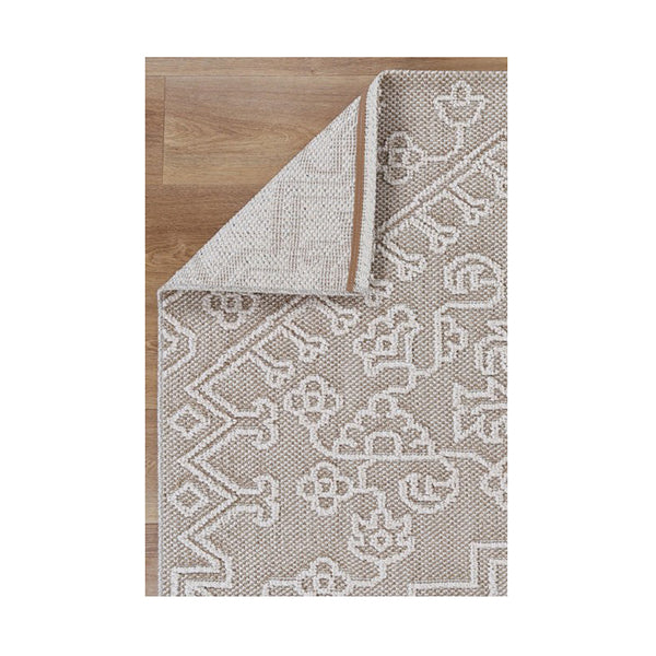 Efate Kitui Beige Traditional Flatweave Rug