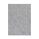 Efate Oceania Grey Geometric Flatweave Rug
