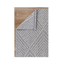 Efate Oceania Grey Geometric Flatweave Rug
