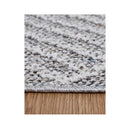 Efate Oceania Grey Geometric Flatweave Rug