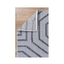 Efate Robust Grey Geometric Flatweave Rug