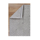 Efate Shimen Grey Geometric Flatweave Rug