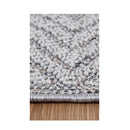 Efate Shimen Grey Geometric Flatweave Rug
