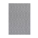 Efate Solomon Grey Geometric Flatweave Rug