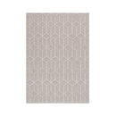 Efate Wyllie Beige Geometric Flatweave Rug