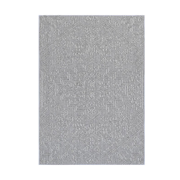Efate Zicai Grey Traditional Flatweave Rug