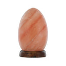 Egg Himalayan Pink Salt Lamp Carved Rock Crystal Light Bulb