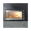 Electric Convection Oven Bake Benchtop Rotisserie Grill 45L