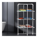 Electric Heated Towel Clothes Rail Rack Airer Dryer Warmer Stand 300W