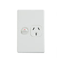 Elegant Single Power Point 250V 10A Vertical Pack