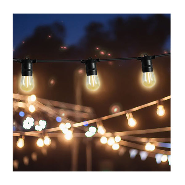 17M Festoon String Lights Solar Powered