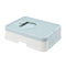 Enclosed Kitty Toilet Hood Hair Grooming Foldable Litter Box Tray