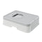 Enclosed Kitty Toilet Hood Hair Grooming Foldable Litter Box Tray