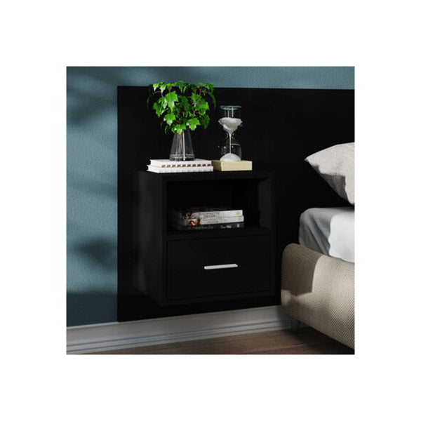 Engineered Wood Wall Mounted Bedside Cabinet
