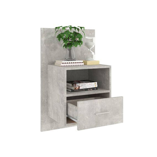 Engineered Wood Wall Mounted Bedside Cabinet