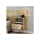 Engineered Wood Wall Mounted Bedside Cabinet