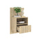 Engineered Wood Wall Mounted Bedside Cabinet