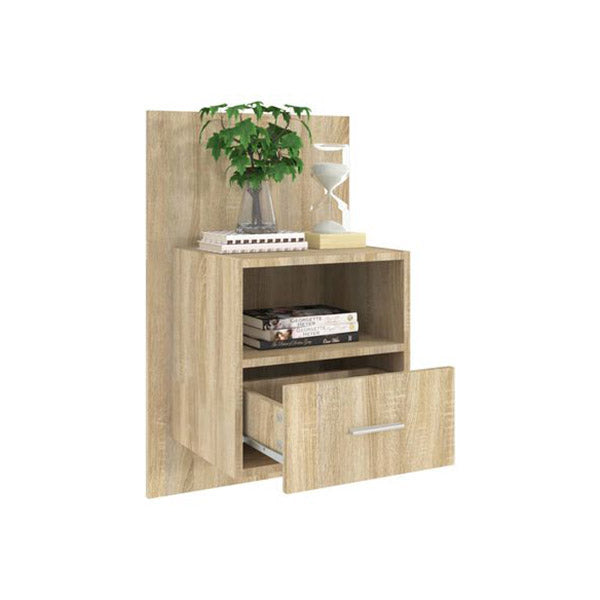 Engineered Wood Wall Mounted Bedside Cabinet