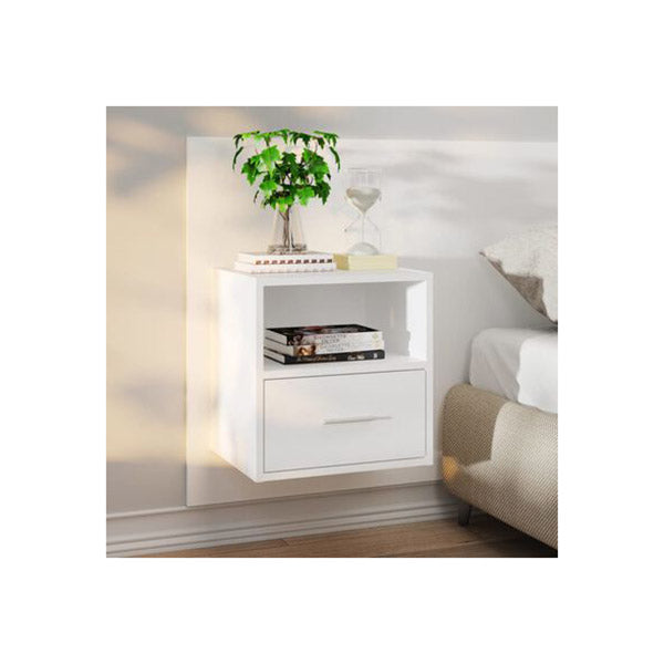 Engineered Wood Wall Mounted Bedside Cabinet